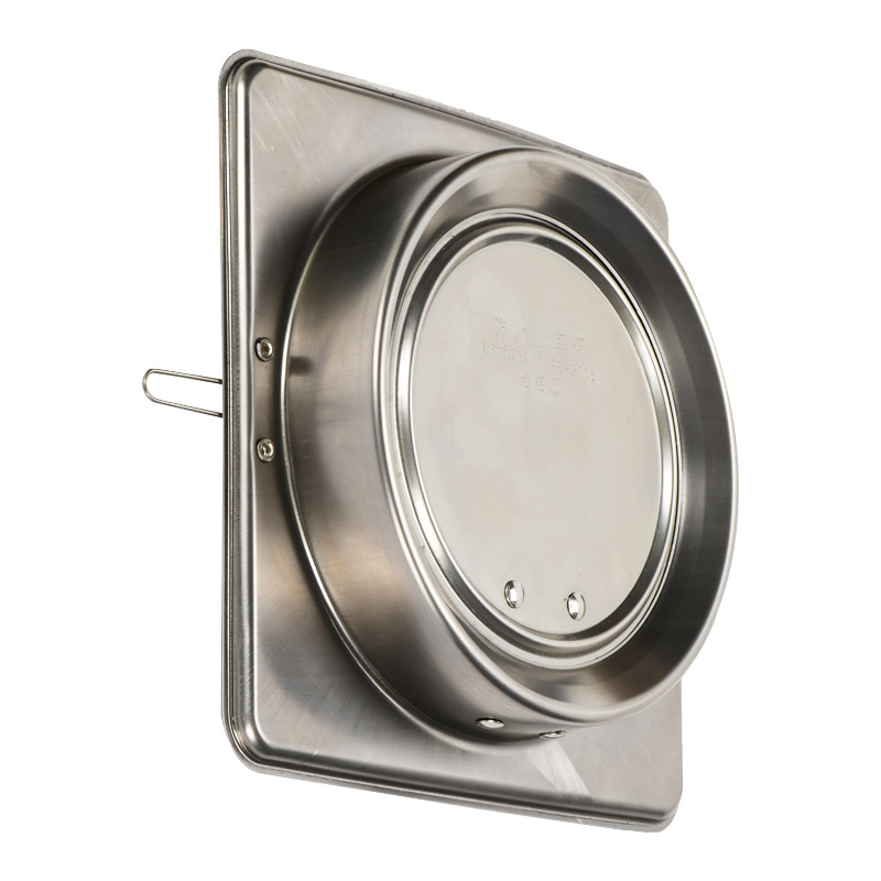 Válvula de control de campana extractora de cocina de acero inoxidable