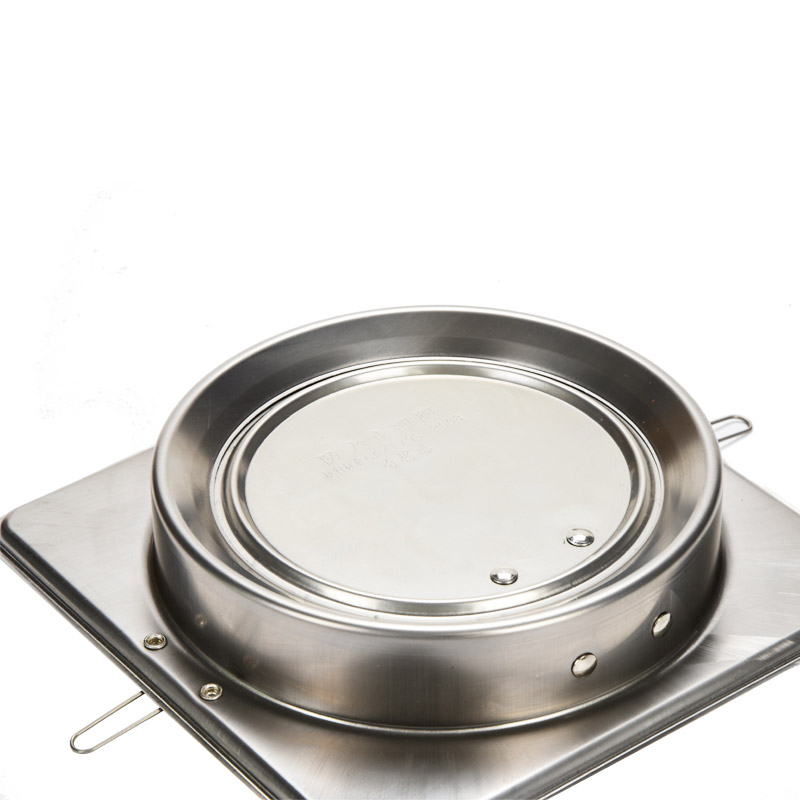 Válvula de control de campana extractora de cocina de acero inoxidable